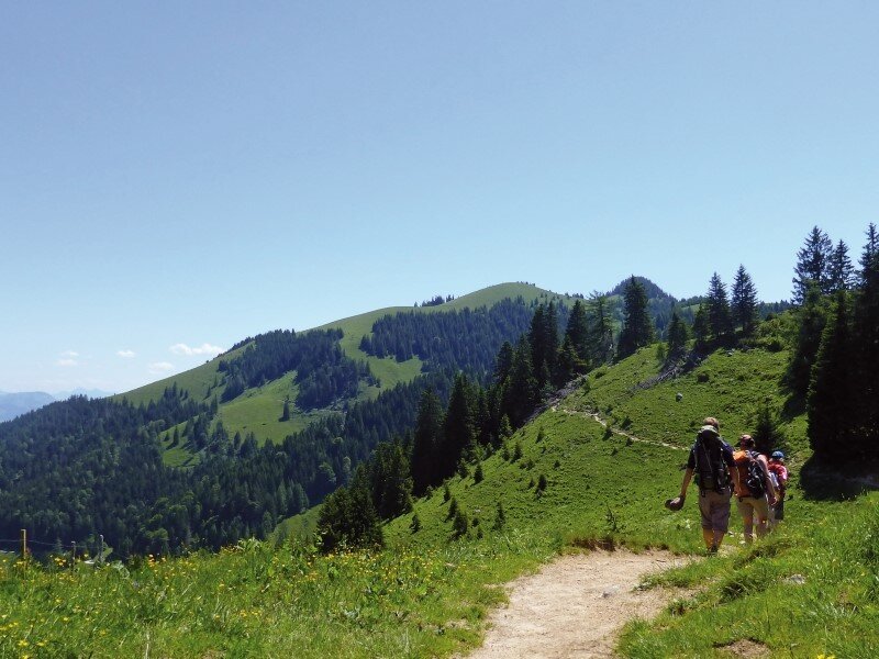 Auf dem Weg von der Rosengasse zum Brünnsteinhaus | © Yvonne Tremml Auf dem Weg von der Rosengasse zum Brünnsteinhaus | © Yvonne Tremml